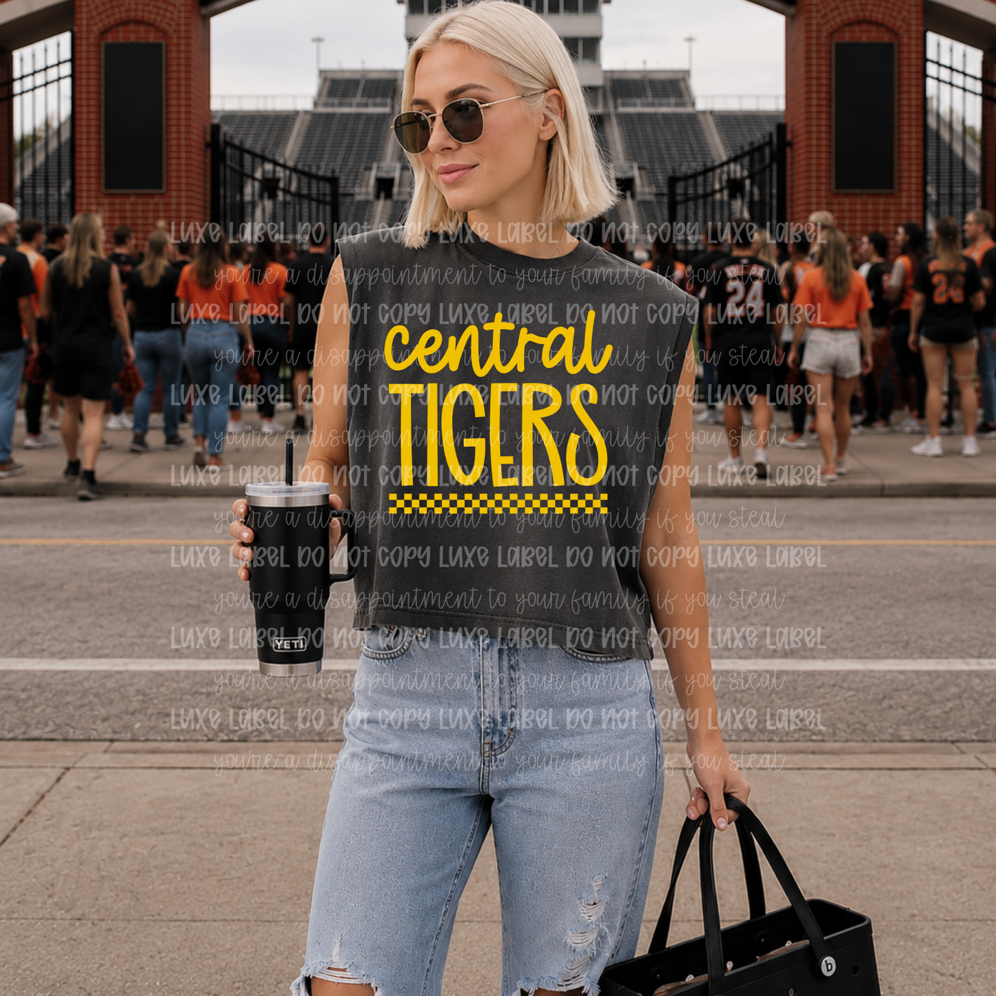 Central Tigers - Muscle Tank