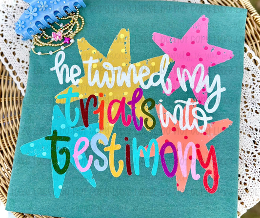 MY TESTIMONY