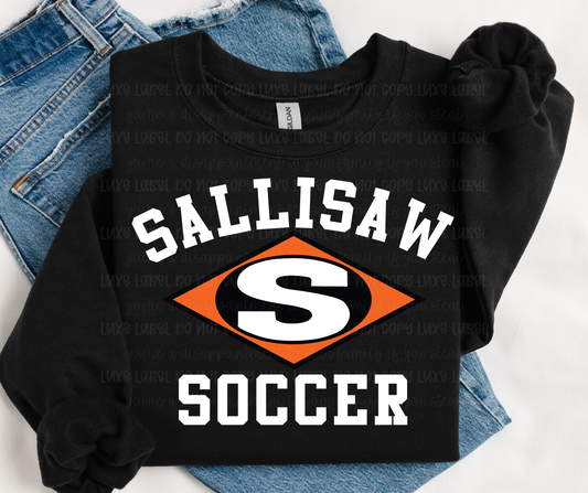 Sallisaw Soccer - White Lettering