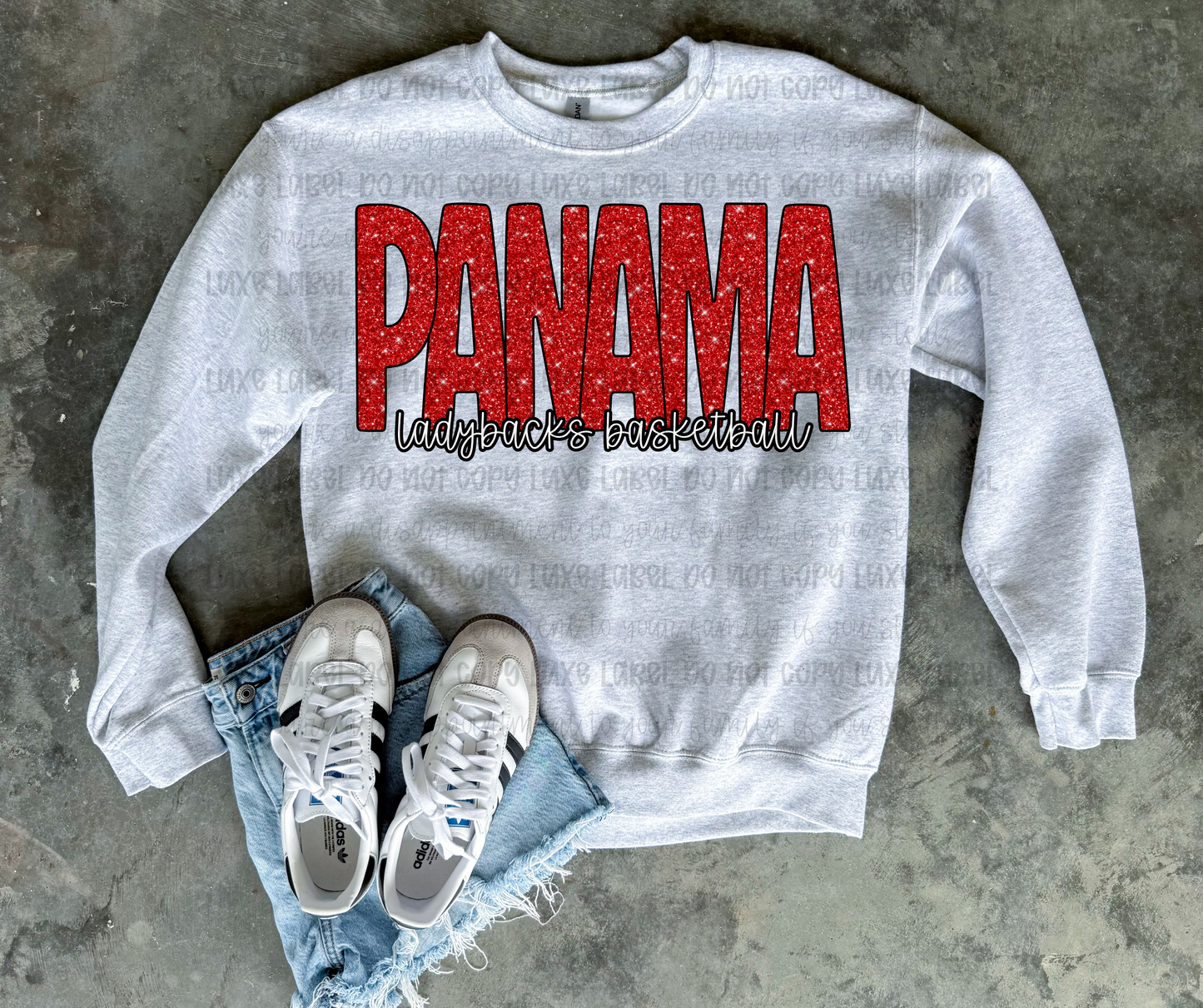 Glittery Panama Ladybacks Basketball