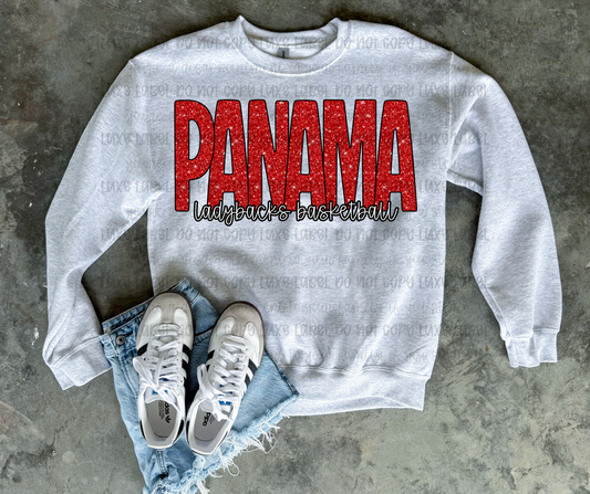 Glittery Panama Ladybacks Basketball