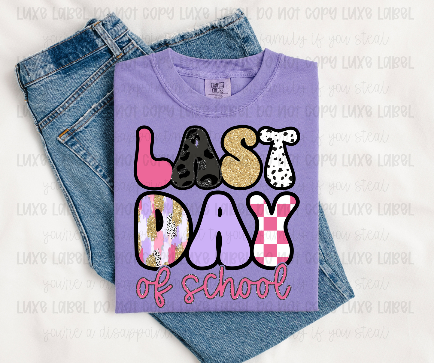 Last Day of School Mixed Media