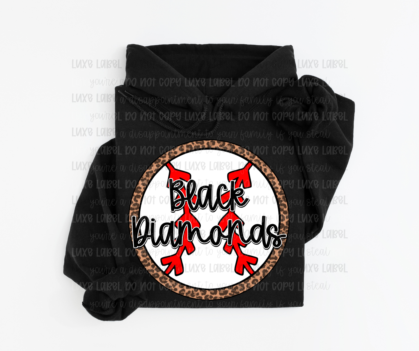 Black Diamonds Baseball - Leopard