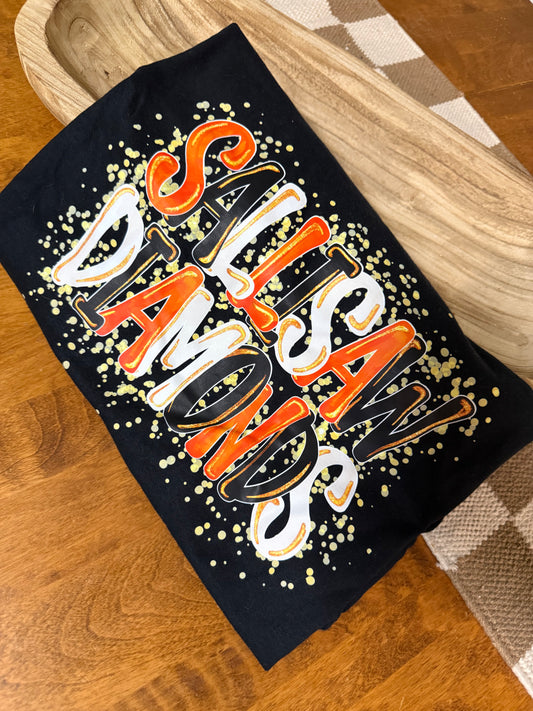 Sallisaw Diamonds Splatter - Adult 2 X Large