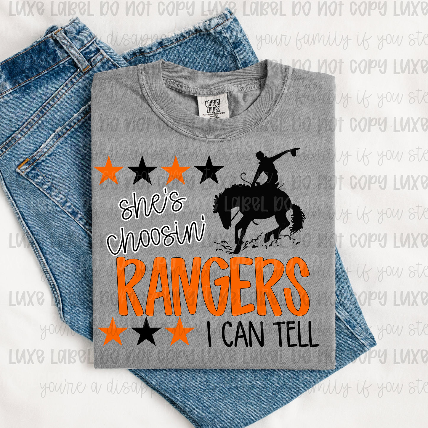 She's Choosin Rangers