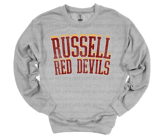 Russell Red Devils - Two Tone Grunge