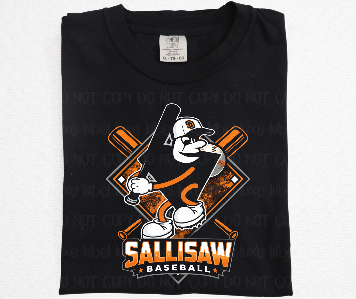 Sallisaw Baseball Grunge