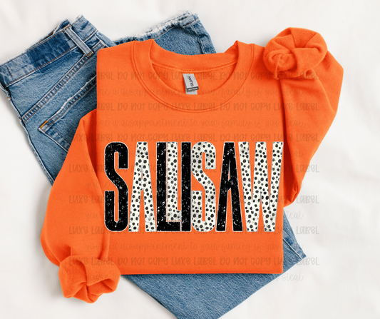 Polka Dot Distressed Sallisaw